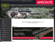 Tablet Screenshot of jga.anschuetz-sport.com